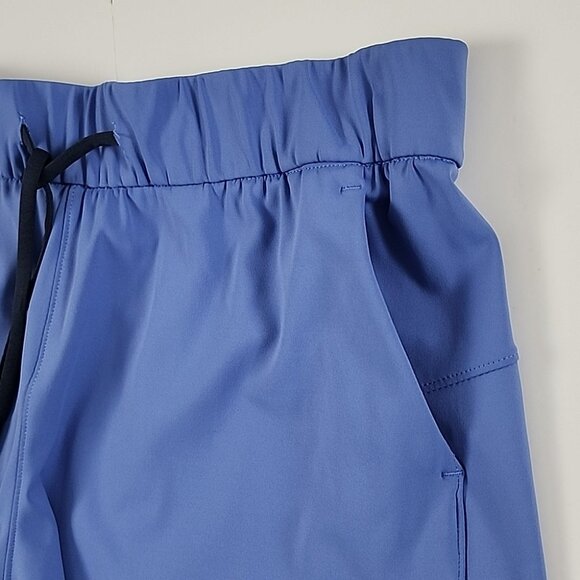 ZYIA Active Women's Blue Athletic Shorts Unlined 3.5" Inseam Pockets Size Large - Picture 5 of 11